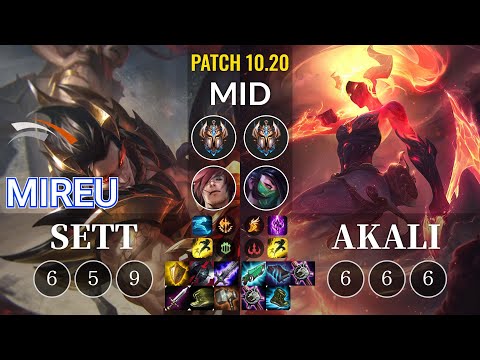 HLE Mireu Sett vs Akali Mid - KR Patch 10.20