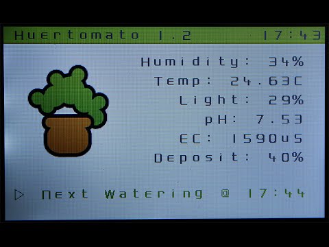 Huertomato UI overview