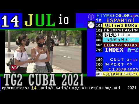 TG2 14 luglio 2021 - CUBA, POVERTÀ ESTREMA A CAUSA dello emBARGo degli USA, è in RIVOLTA ?