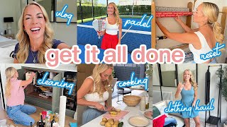 Day in the Life + Huge Halara Haul! Padel, Cooking, Organising and more