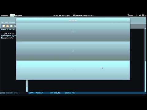 Vala Tutorial Part 3 - Brief intro to Gtk.Box Layout Container