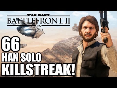 Star Wars Battlefront 2 - 66 Han Solo Killstreak!