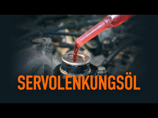 Sehen Sie sich unseren Video-Leitfaden zur SKODA Hydrauliköl für Servolenkung Fehlerbehebung an