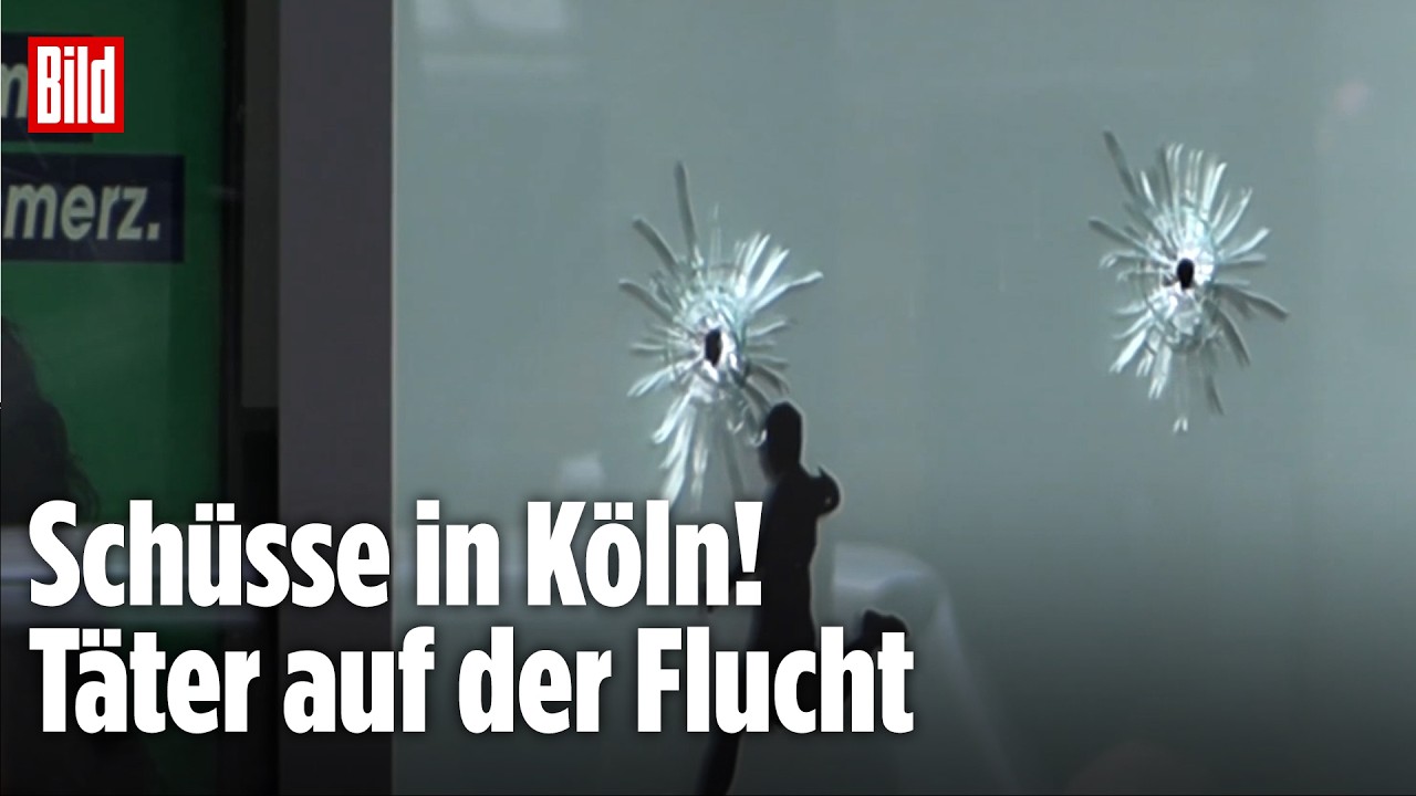 TÄTER AUF DER FLUCHT: Kugeln treffen Café, Köln jagt den unbekannten Schützen