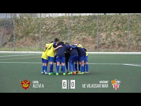 Resum del Aleví A - UE Vilassar de Mar (9-0)