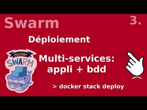 Docker Swarm 3 Déploiement en multi services stack deploy | tutos fr