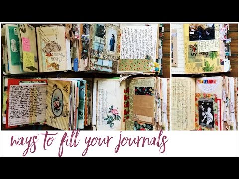 Easy Junk Journal Page Ideas BORDERS 