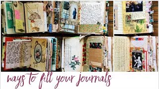 Ways to fill a journal ☆✩