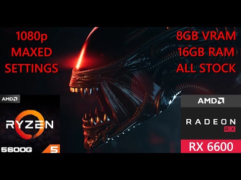 Aliens: Dark Descent | PC Benchmark | AMD Ryzen 5 5600G + RX6600 | Maxed Out 1080p Performance Test!