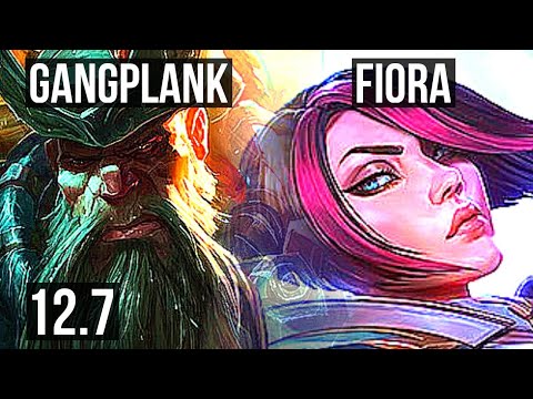 GANGPLANK vs FIORA (TOP) | 6/1/9, 2.5M mastery, 600+ games | EUW Diamond | 12.7