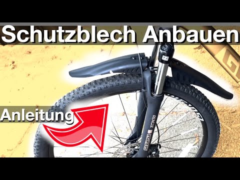 Schmutzfänger am Fahrrad installieren (Anleitung in hoher 4K Qualität)