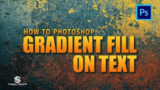 How to Photoshop Gradient Fill on Text | add gradient to text in photoshop Hindi