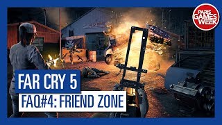 Far Cry 5 -  Co-op - Can I and my friend be in to different parts of the map?