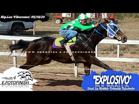 1°EXPLOSIVO vs 2°JAIMITO Club Hípico Los Viborones El Quebrachal-Salta Dom 5 Oct 2025