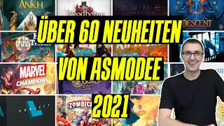 Asmodee Neuheiten 2021 - Über 60 neue Spiele! Eine Auswahl.