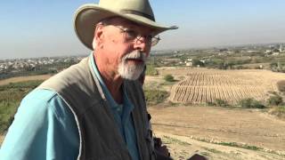 Dr. Steven Collins at Tall el-Hammam - The site of historic Sodom in the Jordan Valley