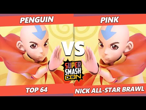 SSC Fall Fest NASB Top 64 - Penguin (Aang) Vs. Pink (Aang) Nick All-Star Brawl