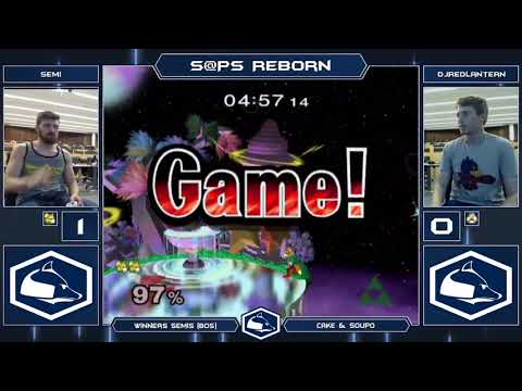 S@PS Reborn Melee Singles - Semi (Fox) vs DJRedLantern (Sheik) - Top 16 Winners Semis
