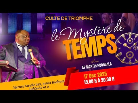 MIRS EL BETHEL TV | Ap. Martin Ndongala | Thème: Le Mystère de Temps