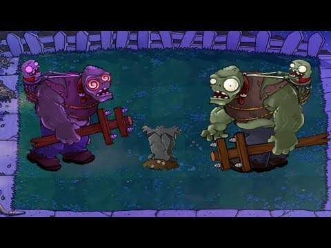 Plants vs Zombies Hack - Hypno-Gargantuar vs Gargantuar