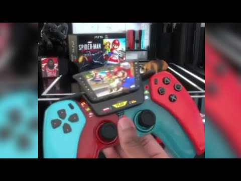 PS5 X Nintendo dual sense controller with a screen | it looks sick | concept