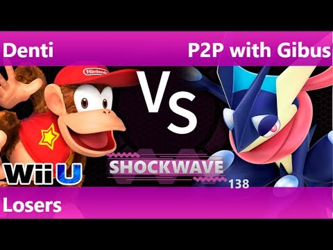 SW 138 - TLOC | Denti (Diddy) vs P2P with Gibus (Greninja) Losers - Smash 4