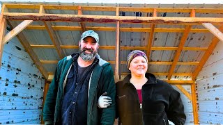 Alaska Homestead Life - Moveable animal shelters on skids, DONE! ...and a mini sass class, ha!