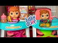 BABY ALIVE Mermaid Feeding & changing Routine 🧜🏻‍♀️