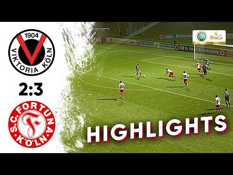Viktoria Köln - Fortuna Köln 2:3 I Highlights I Bitburger-Pokal-Viertelfinale