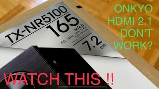 Video thumbnail for Onkyo TX-NR5100 8K HDMI 2.1 24 gbps inputs don’t work? TRY THIS!! Valid w/ ALL Onkyo 8K products. by David Susilo Unscripted