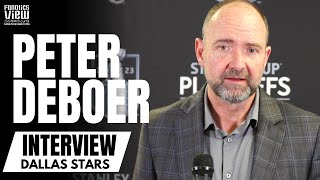 Peter DeBoer talks Jamie Benn Return, Dallas Stars Lineup Options & Chess Match With Bruce Cassidy