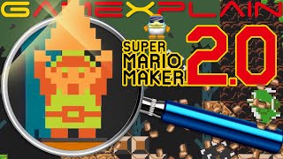 Super Mario Maker 2 ANALYSIS - 2.0 Update Trailer: Zelda, Pokies, & More! (Secrets & Hidden Details)