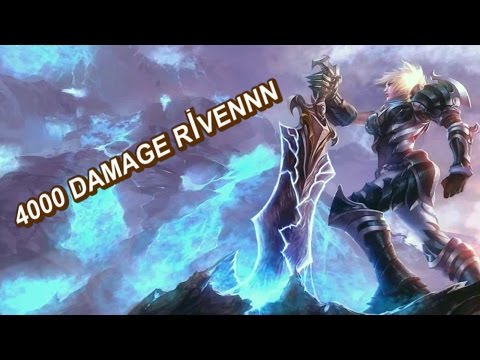 Tek Atan Riven I ONE SHOT RİVEN 4000 DAMAGE