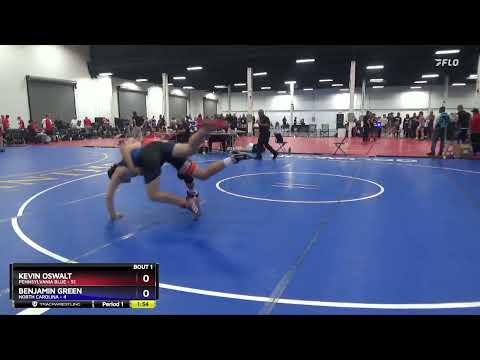 187 Lbs Quarterfinals (8 Team) - Kevin Oswalt, Pennsylvania Blue Vs Benjamin Green, North Carolina