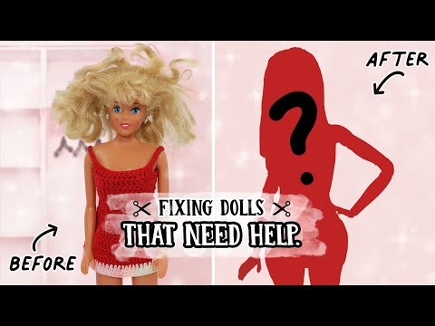 Fixing Dolls That Need Help #2: "Super Glue Cinderella"