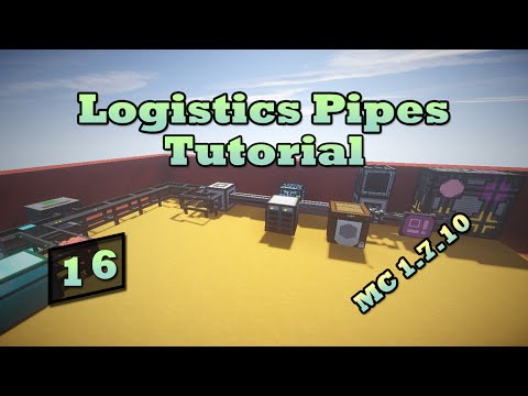 Logistics Pipes Tutorial - #16 - Applied Energistics 2