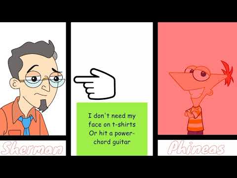 Phineas and Sherman - Ain't Got Rythm | Color Coded Lyrics.