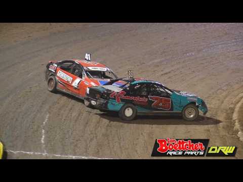 Modified Sedans - B-Main - Australian Title - Murray Bridge Speedway - 29.04.2017