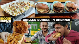 Biggies Burger Review l Grilled Burger in Chennai l Anna Nagar