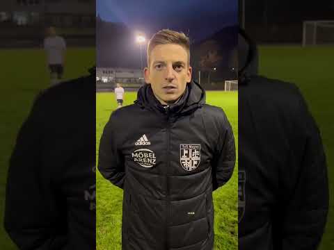 Tobias Uhrmacher, Trainer TuS Mayen, nach dem 1:1 gegen den FC Hochwald Zerf