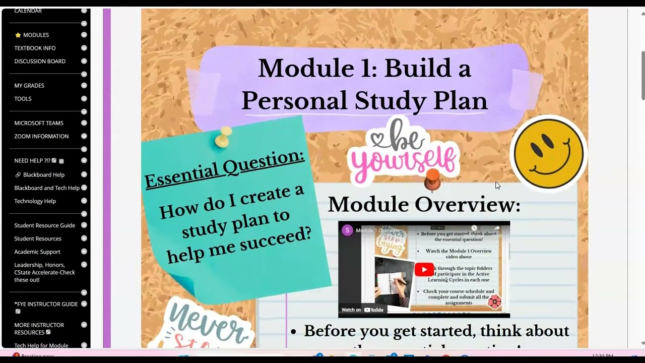 Updated Module 1 Overview