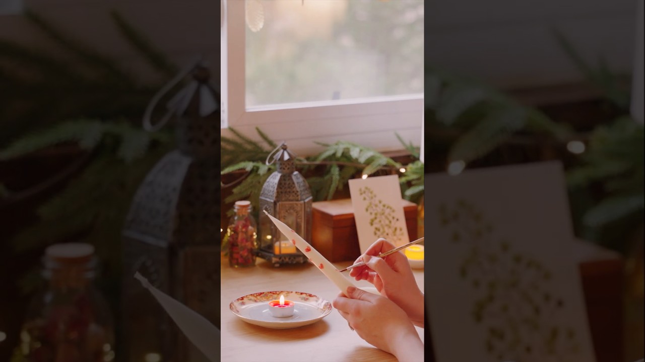 Valentine's Painted Heart Candles ❤️