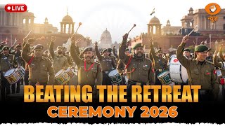 LIVE : Beating The Retreat Ceremony 2026 | Annual musical extravaganza | Vijay Chowk | DD News