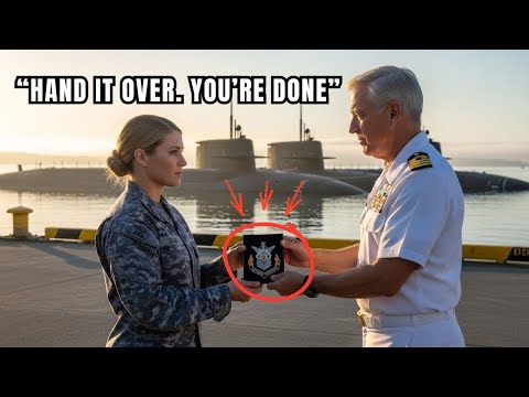 The Admiral Stripped Her Navy SEAL Trident Publicly — Then a Ghost Submarine Surfaced Demanding Her