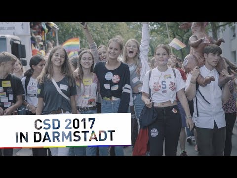 CSD 2017 in DARMSTADT 🌈 DEIN RECHT AUF GLEICHWERTIGKEIT [4K]