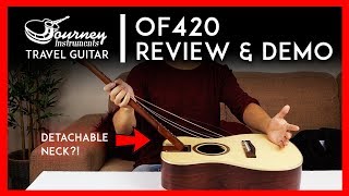 Video thumbnail for Journey Instruments OF420 Acoustic Guitar Review - Collapsable Travel Guitar Review 🎸 by GuitarZero2Hero