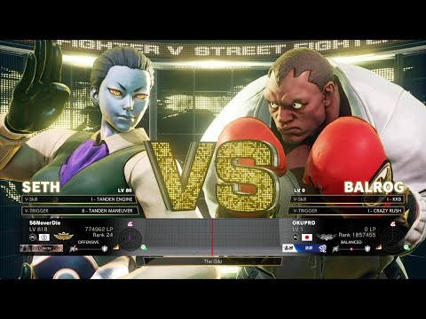SFV Champion Edition 🔥 Oil King (Seth) Vs OKUPRO (Balrog) 🔥 Online Match's 01-24-2023
