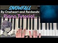 Snowfall by Øneheart x reidenshi - Easy Piano Tutorial