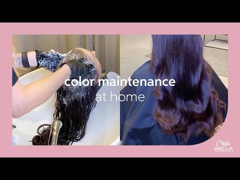 How to Maintain Your Hair Colour at Home | Wella...