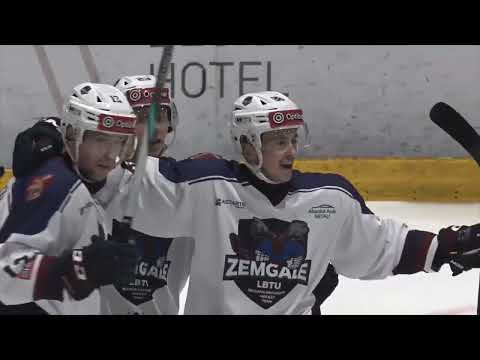 Optibet Hokeja līga. Liepājas HK - HK Zemgale/LBTU. Spēles labākie momenti. (26.11.2025.)